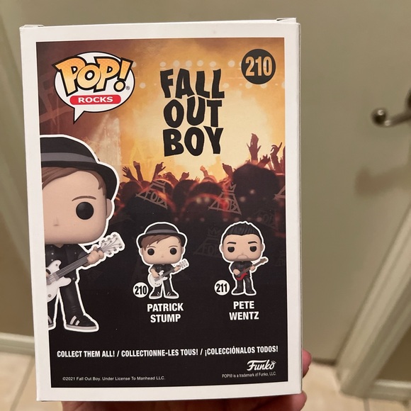 Funko Pop! Rocks Patrick Stump Vinyl Figure - Black and Brown - Picture 3 of 6